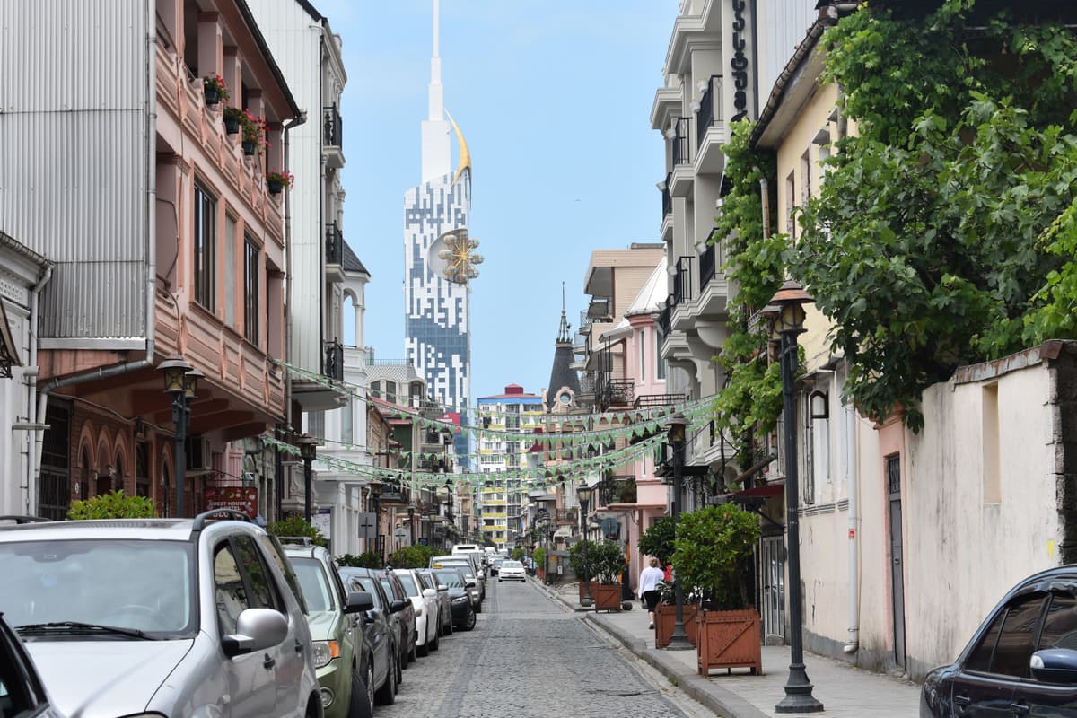 A street in old-town Batumi